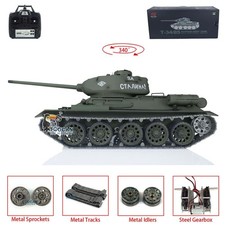 Hot Sale 2.4G Henglong 7.0 1/16 Soviet T34-85 RTR RC Tank 3909 Metal Drive Wheel