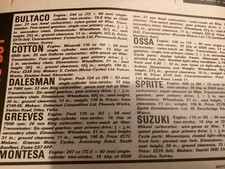 GREEVES OSSA ETC TRIALS MUD