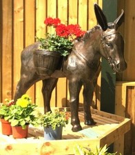 Donkey with Flower Basket