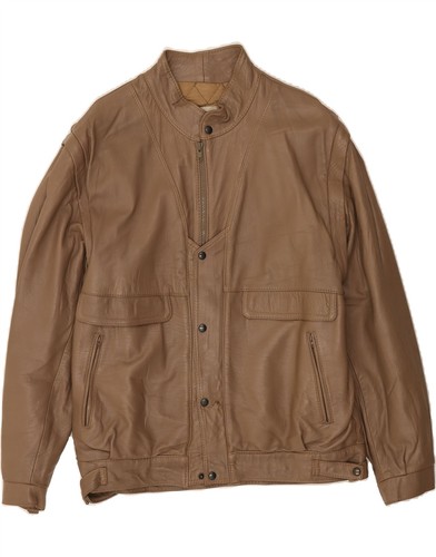 Vintage mens leather jacket - mens,