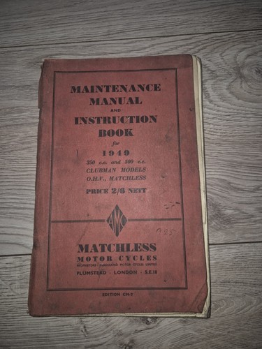 Vintage 1949 matchless 350cc - vintage,
