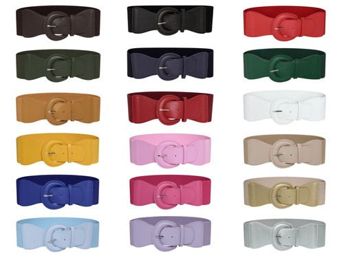 Vintage women belt - with, pu