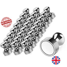 10x Super Strong Neodymium Cone Magnets Rare Earth Fridge Board Office UK
