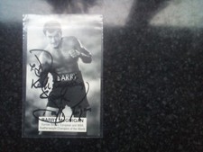Barry mcguigan AUTOGRAPHED