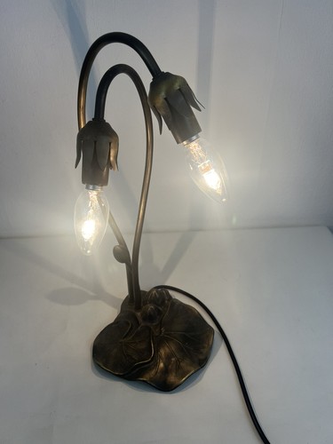 Vintage metal goose neck - metal,