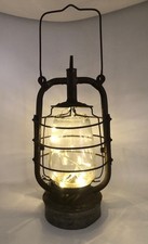 Vintage Hurricane Lamp Tower Lite Paraffin Oil Storm Lantern Light British Made