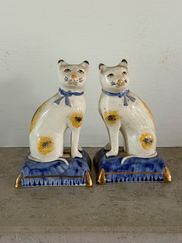 Antique pair staffordshire - of,