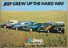 JEEP RANGE Sales Brochure c1980-81 CHEROKEE Cherokee S & Chief CJ7 GOLDEN EAGLE