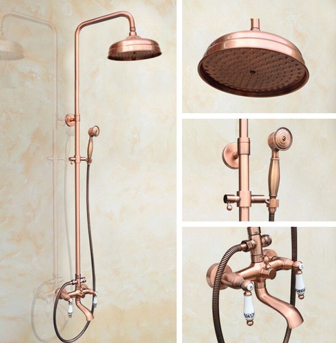 Antique copper rain - copper, bathroom