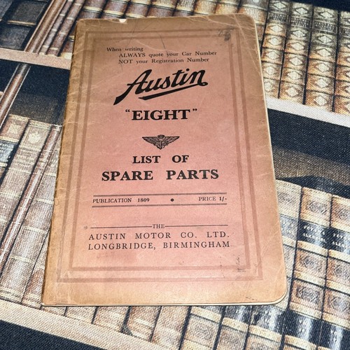 Austin eight list spare - of,