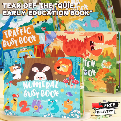 Montessori quiet book busy - quiet,