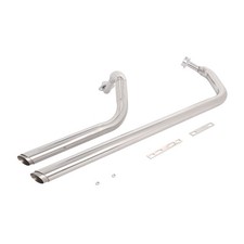 Silver Exhaust Front Link Pipe