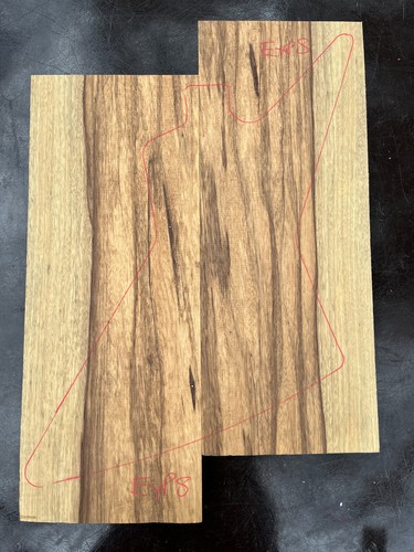 Black limba korina - black,