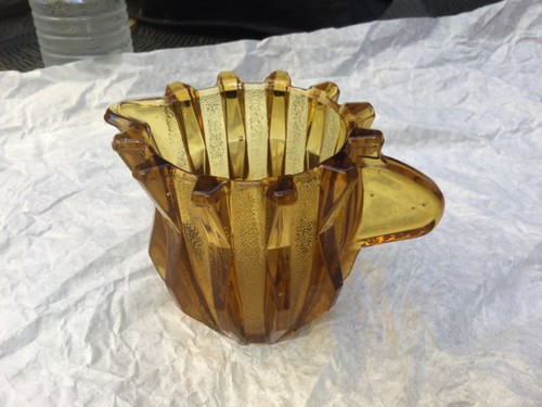 Stolzle vintage amber glass - stolzle,