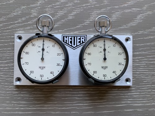 Heuer stopwatch set both - set, (both