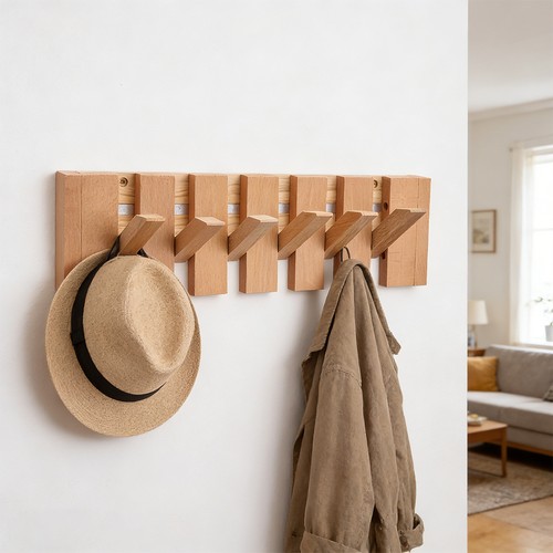 Piano key coat hook - piano,