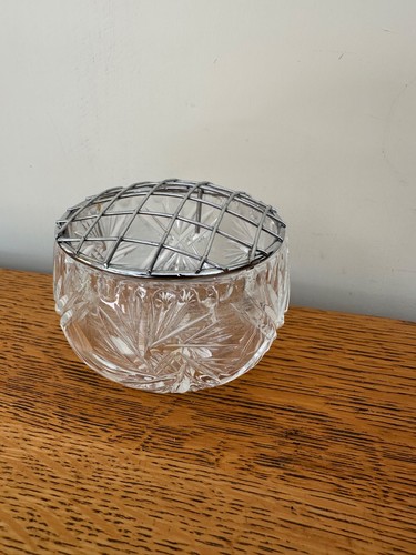 Small vintage crystal cut - small,