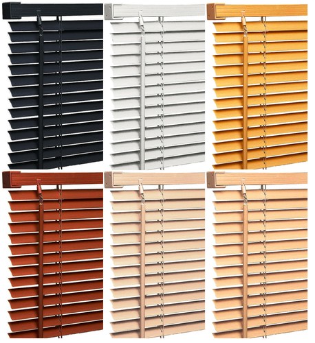 Pvc blinds wood wooden grain - blinds,