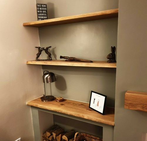 Solid oak shelves all - shelves,