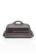 Le Creuset New Ceramic Stoneware Flint Grey Butter Dish BNIB