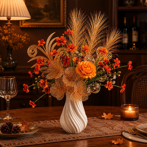 Set amber flower - set,