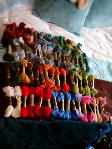 Tapestry wool joblot - joblot, bundle