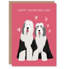 Old English Sheepdog Couple
