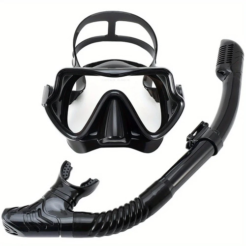 Diving mask snorkel set - mask,