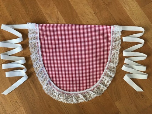 Gingham waist apron pinny - waist,