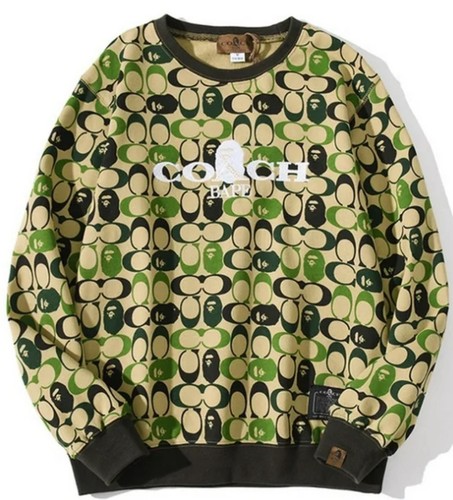 Bape coach crewneck size xl - bape,
