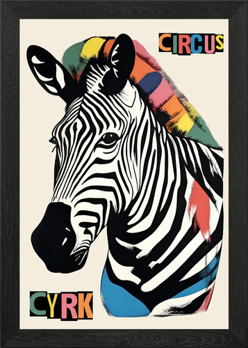 Retro circus poster cyrk - retro,