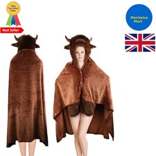 Highland Cow Gifts for Adults, Wearable Oversized Blanket Hoodie - Soft Warm...