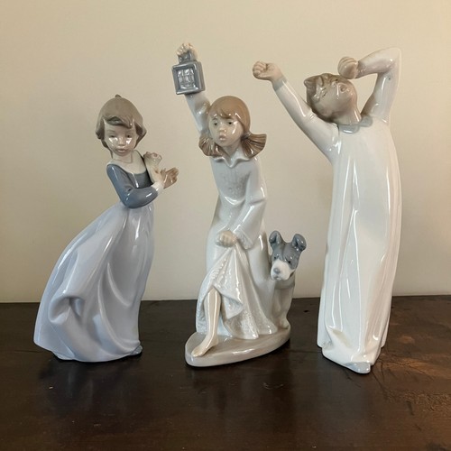 Lladro figurine bundle girl - lladro, x3