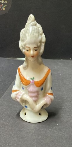 Antique porcelain pin cushion - antique,