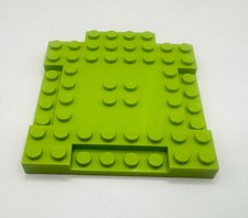 Lego Lime Green Plate Base Board 8 X 8 With Cutout & Ledge