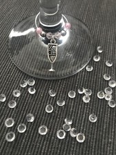 Prosecco wine glass charms - prosecco,