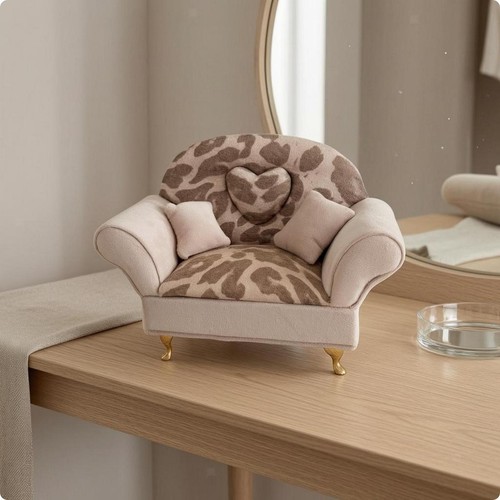 Miniature leopard print - miniature, sofa