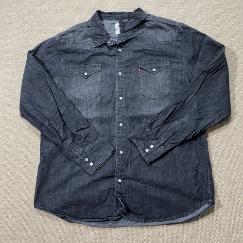 Levis denim shirt mens - levis,