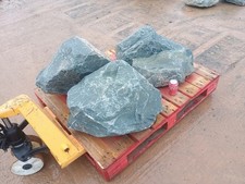  3 Large Granite Garden Rocks