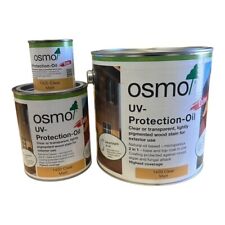 Osmo UV Protection Oil Clear Matt 1420 - Choose Size Tin