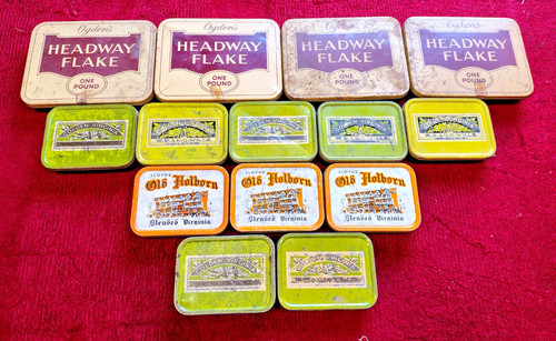 Vintage tobacco tins job - tobacco, 14