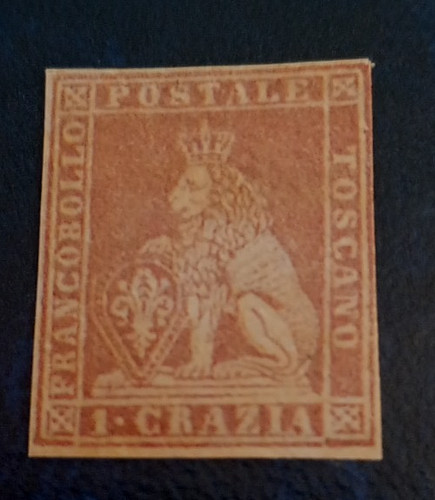 Tuscany 1857 marzocco - marzocco, crazia