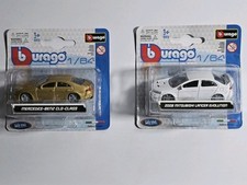 Two Burago 1:64 Scale Die-cast