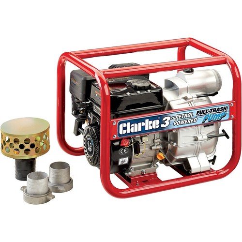 Clarke petrol powered - petrol, 3"