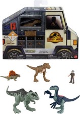 Mattel Jurassic World Dominion Mini Figures Themed Pack of 5 Dinosaur Toys
