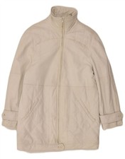 VINTAGE Womens Leather Coat EU