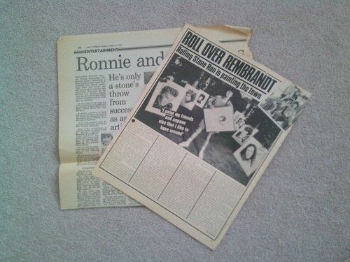 Ron ronnie wood press - ron,