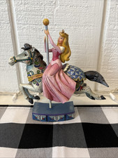 Jim Shore Princess Aurora Sleeping Beauty Carousel Horse Disney Tradition Statue