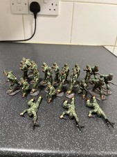 Airfix 1/32 British Commandos Toy Soldiers Hand Painted X 22