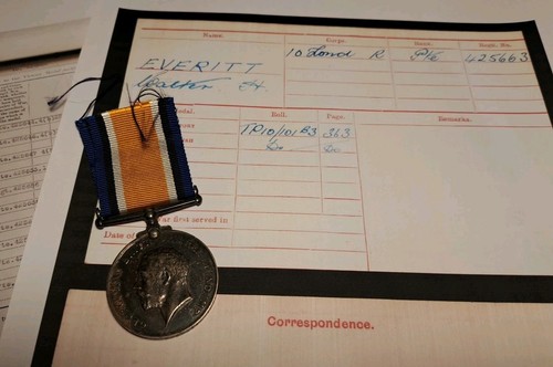 Ww1 british war - medal,, pte